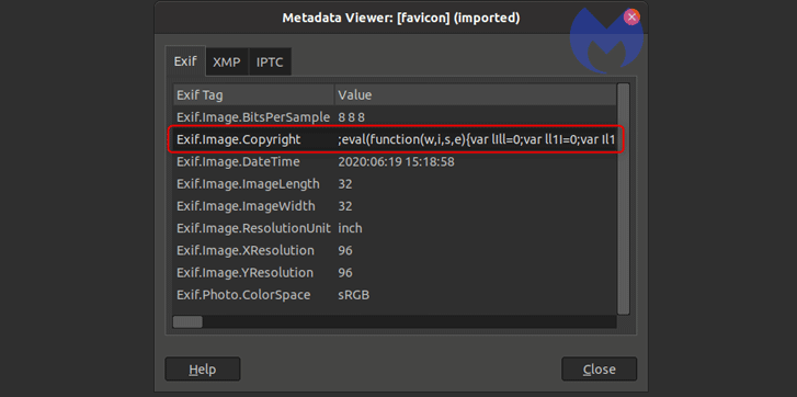 image metadata