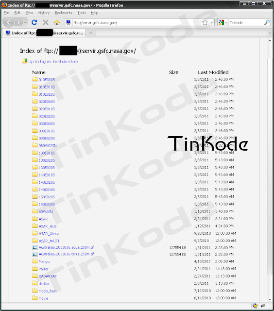 TinKode Hack FTP of NASA Goddard Space Flight Center !