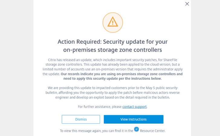 تحذير: عيب Citrix ShareFile قد يسمح للمهاجمين بسرقة أسرار الشركات 1