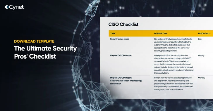 Free Download: The Ultimate Security Pros' Checklist 