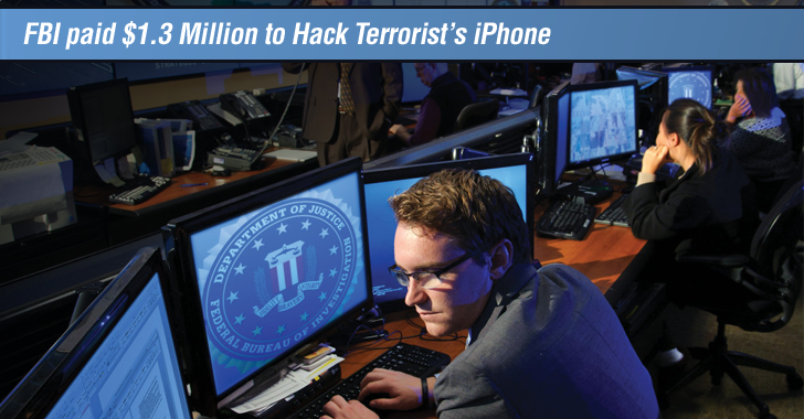 FBI paid Hacker $1.3 Million to Unlock San Bernardino Shooter's iPhone