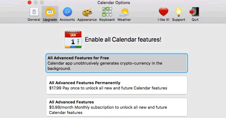 Mac Software Mines Cryptocurrency in Exchange for Free Access to Premium  Account
