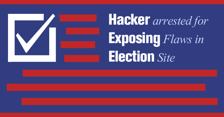 Hacker arrested after Exposing Flaws in Elections Site