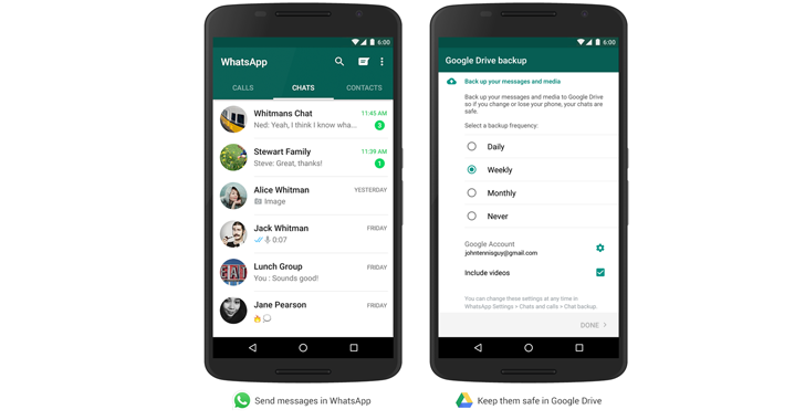 How to Auto-BackUp Your WhatsApp Data to Google Drive with Encryption
