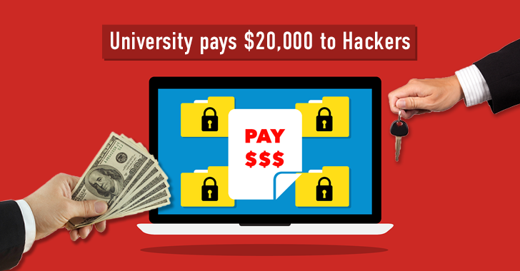 University Pays Hackers $20,000 to get back its Ransomware Infected Files