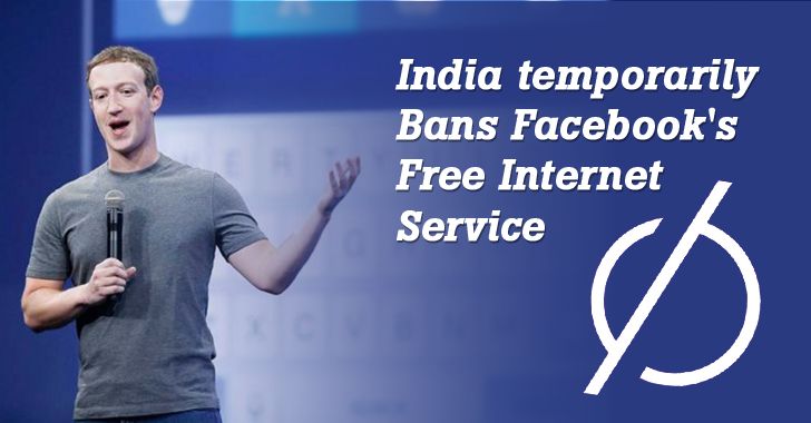 India temporarily Bans Facebook's Free Internet Service