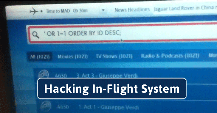 Hacker Demonstrates How Easy In-flight Entertainment System Can Be Hacked