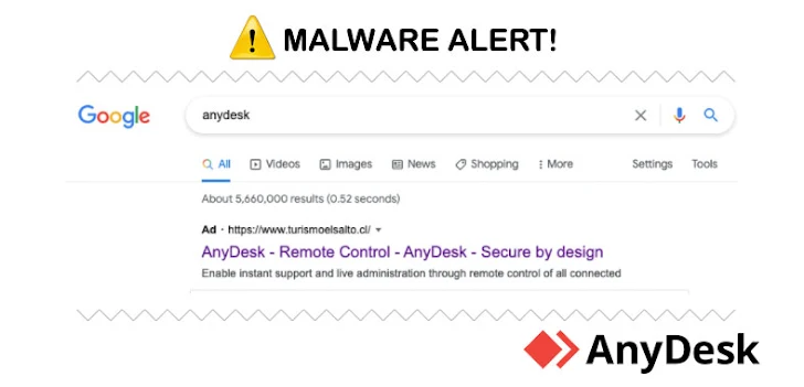 Malvertising Campaign On Google Distributed Trojanized AnyDesk Installer