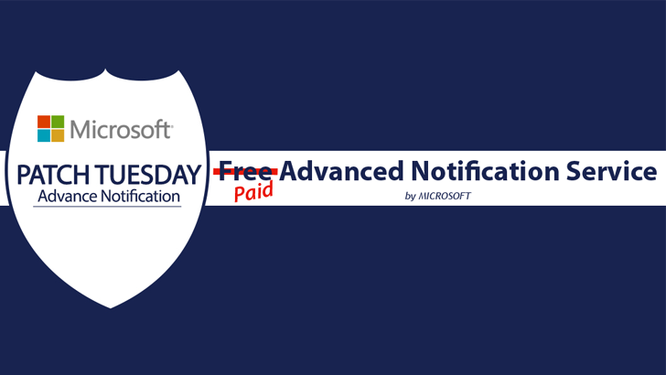 Microsoft Kills Public Patch Tuesday Advance Notifications; Now for Paid Members Only