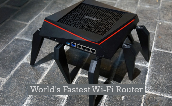 Meet World's Fastest Wi-Fi Router (Looks Like an Alien)