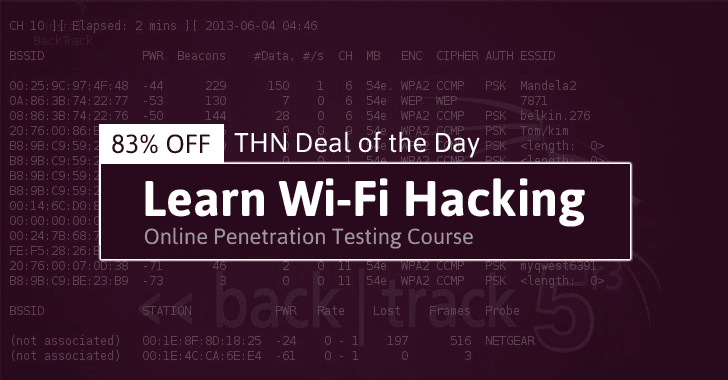 Learn Wi-Fi Hacking And Penetration Testing Online Course