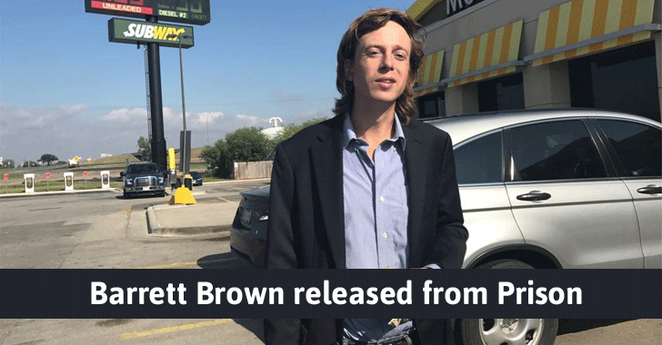 Anonymous Hacktivist 'Barrett Brown' Released From Prison