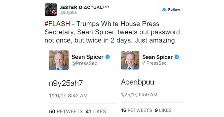 Press Secretary Sean Spicer