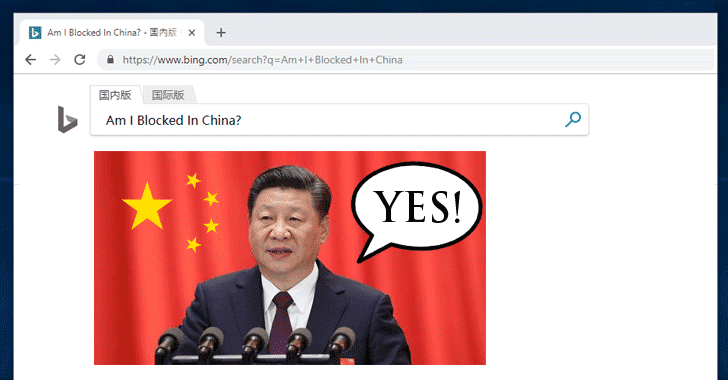 China Blocks Microsoft's Bing Search Engine, Despite Offering Censored Results
