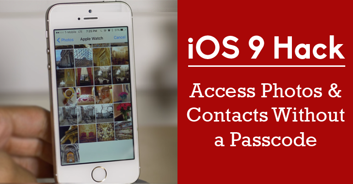 iOS 9 Hack: How to Access Private Photos and Contacts Without a Passcode