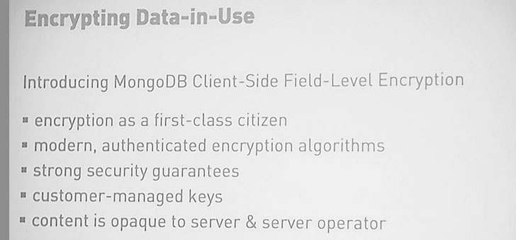 MongoDB Field Level Encryption