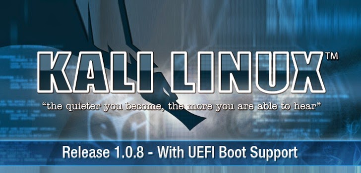 Kali Linux 1.0.8 — New Release Supports UEFI Boot