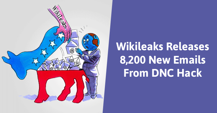Wikileaks Gets DDoSed after Leaking 8,200 DNC Emails One Day before U.S. Election