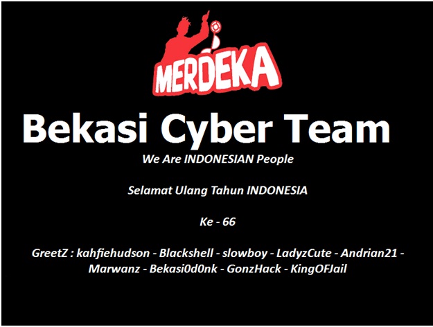 8 China Website Government Defaced By Bekasi0d0nk (Indonesian Hacker)