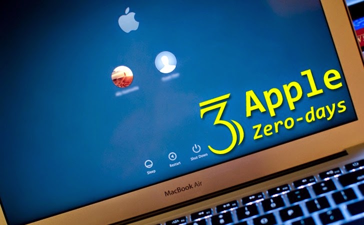 Google reveals 3 Apple OS X Zero-day Vulnerabilities