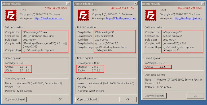 Malicious version of FTP Software FileZilla stealing users' Credentials