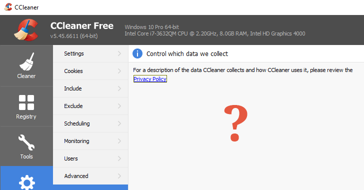 CCleaner Adds Data Collection Feature With No Way to Opt-Out