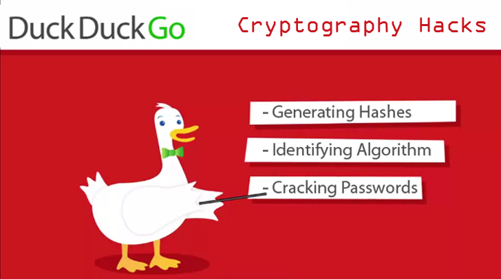 Cryptography Hacks - Hash Encryption using DuckDuckGo Search Engine