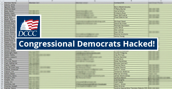 Guccifer 2.0 Leaks Personal Info of Nearly 200 Congressional Democrats