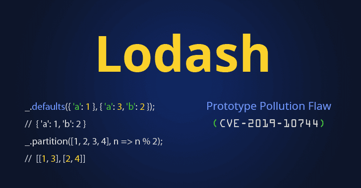 lodash prototype pollution flaw