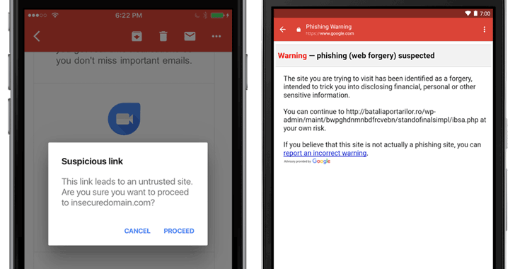 Gmail for iOS Adds Anti-Phishing Feature that Warns of Suspicious Links