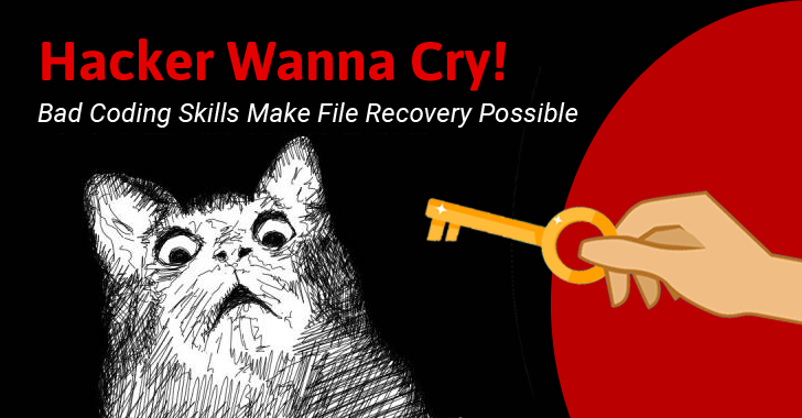 WannaCry Coding Mistakes Can Help Files Recovery Even After Infection