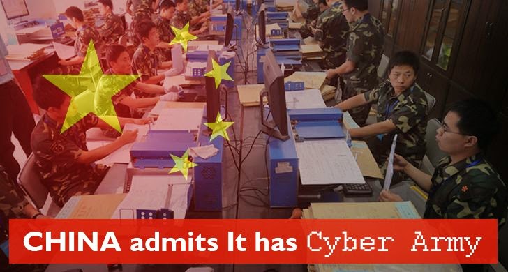 China Finally Admits It Has Army of Hackers