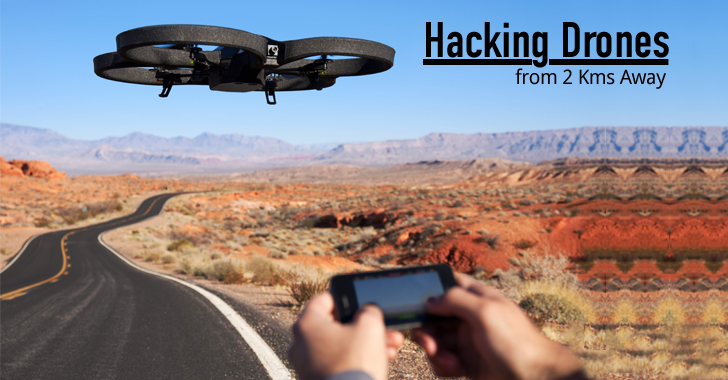 Hacker Hijacks a Police Drone from 2 Km Away with $40 Kit