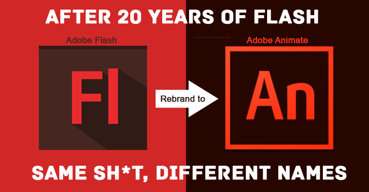 Adobe to kill 'FLASH', but by Renaming it as 'Adobe Animate CC'