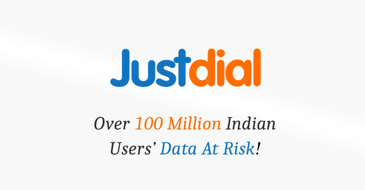 Over 100 Million JustDial Users' Personal Data Found Exposed On the Internet