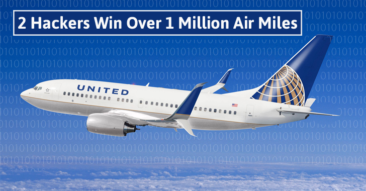2 Hackers Win Over 1 Million Air Miles each for Reporting Bugs in United Airlines