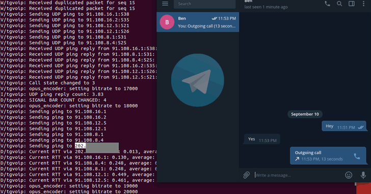 Telegram Calling Feature Leaks Your IP Addresses—Patch Released