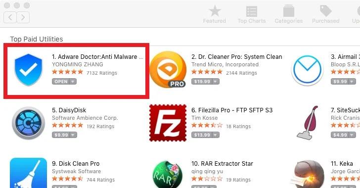 No.1 Adware Removal Tool On Apple App Store Caught Spying On Mac Users