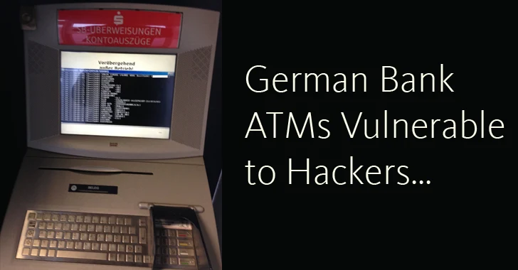 Report: German Bank ATMs vulnerable to Hackers