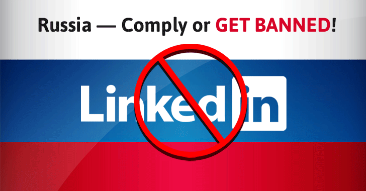 LinkedIn to get Banned in Russia for not Complying with Data Localization Law
