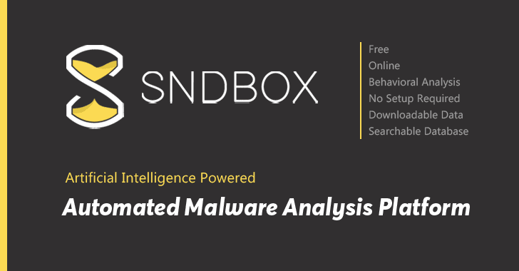 SNDBOX automated malware analysis tool