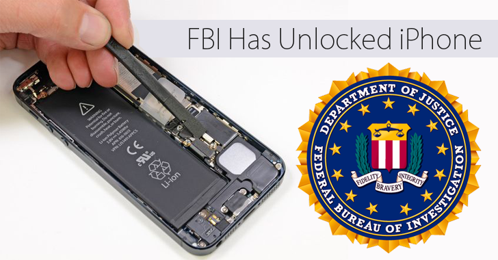 FBI Has Successfully Unlocked Terrorist's iPhone Without Apple's Help