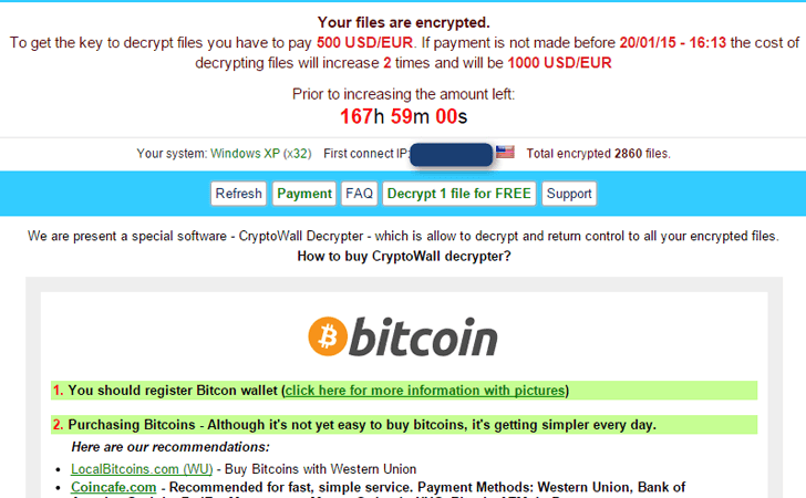 New Cryptowall 3.0 Ransomware Communicates over I2P Anonymous Network