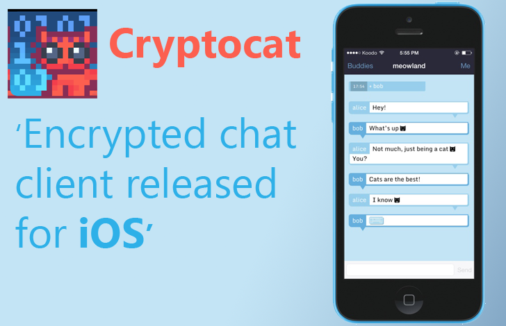 Encrypted Chat Service 'Cryptocat' released iOS app