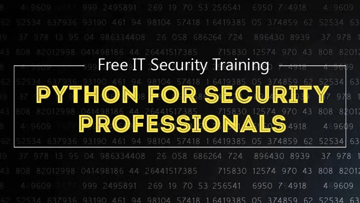 Python for Security Professionals: Free IT Security Training