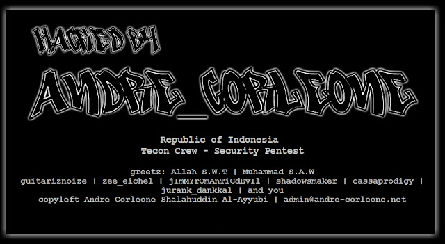 53 Websites defaced by Andre Corleone (Indonesian hacker)