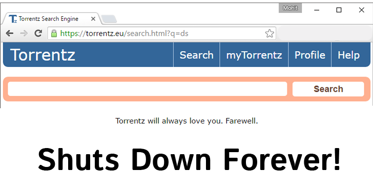 Torrentz.eu Shuts Down Forever! End of Biggest Torrent Search Engine