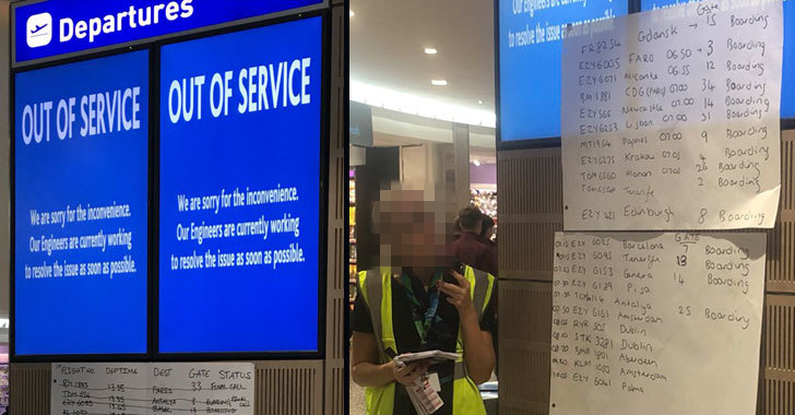 Ransomware Attack Takes Down Bristol Airport's Flight Display Screens
