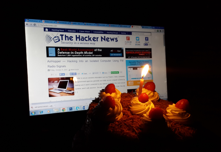 'The Hacker News' Celebrating its 4th Anniversary