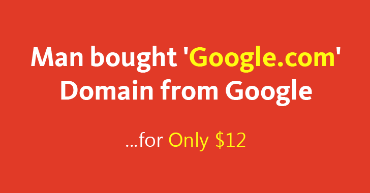 How Amazon Employee bought 'Google.com' Domain for Only $12 from Google